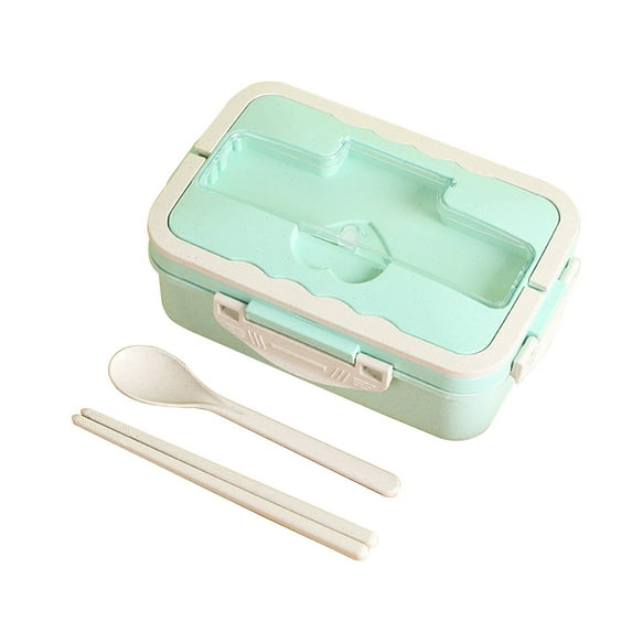 Portable Leakproof Lunch Box with Lid - Food Storage Container for Home and Office - Reusable ABS Material Lunch Box Set