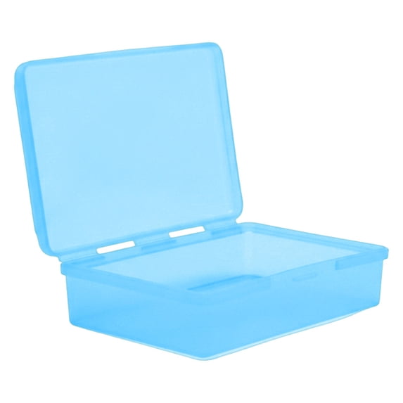 Portable Leakproof Travel Soap Case With Lid, Compact Soap Container For Bathroom Camping, Waterproof Soap Box For Business Trip, Light Blue