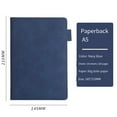 thumbnail image 1 of Portable Leather A5 Notebook with Pen Holder for Business Meeting Notes and Travel Use, 1 of 3
