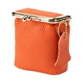 thumbnail image 1 of Portable Leather Small Cosmetic Case Retro Coin Pouches Small Jewelry Case for Rings Earrings Keys Lipstick Accessories, 1 of 9