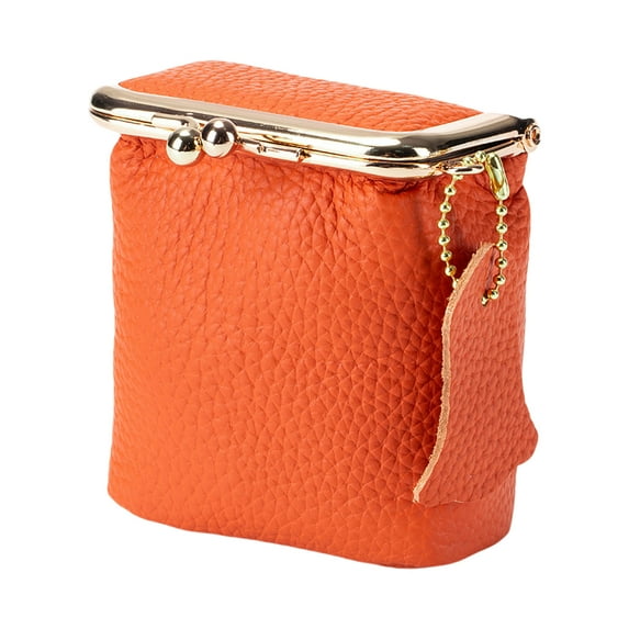 Portable Leather Small Cosmetic Case Retro Coin Pouches Small Jewelry Case for Rings Earrings Keys Lipstick Accessories