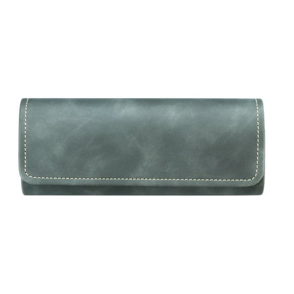 Portable Leather Spectacle Case Hard Shell, Compression-Resistant Sunglasses Bag, Lightweight unisex Spectacle Case(gray)