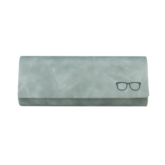 Portable Leather Spectacle Case Hard Shell, Compression-Resistant Sunglasses Bag, Lightweight unisex Spectacle Case(gray)