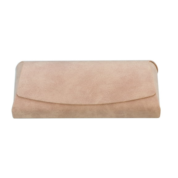 Portable Leather Spectacle Case Hard Shell, Compression-Resistant Sunglasses Bag, Lightweight unisex Spectacle Case(pink)