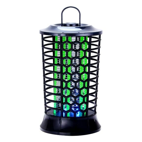 Portable Led 360° Usb Electric Mosquito Zapper Lamp, Outdoor Indoor Use for Home Garden Backyard, Efficient 360° Coverage 500 Sq Ft with Safe Mesh Screen
