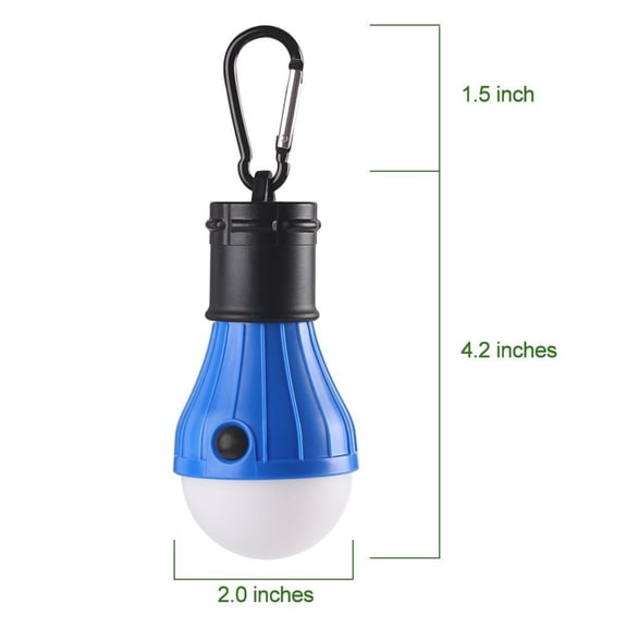 Portable Led Camping Light, Tent Light Waterproof Power Supply Flashlight