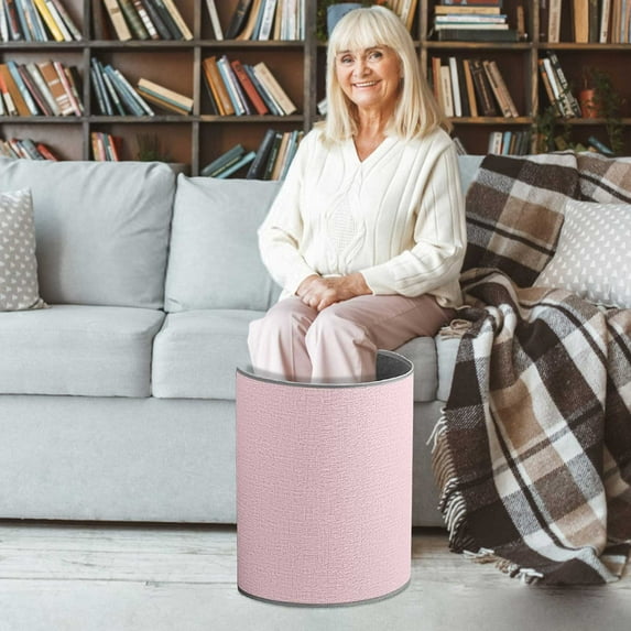 Portable Leg Warmer with Soft Blanket, Under Desk Leg Foot Knee Heater, Small Space Heater, Electric Foot Warmer for Office & Home, Quiet Foot Heater with Thermostat and Timer