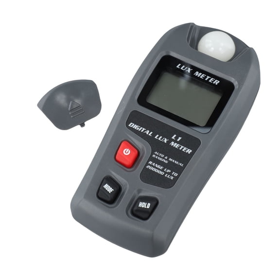 Portable Light Meter Illuminance Meter Manual Range Conversion Measuring Range 0.1-200000Lux Working Environment -10-50