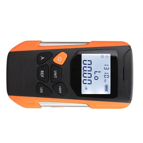 Portable Light Opticals Fiber Power Meter For LC Connectors With Desktop Stand