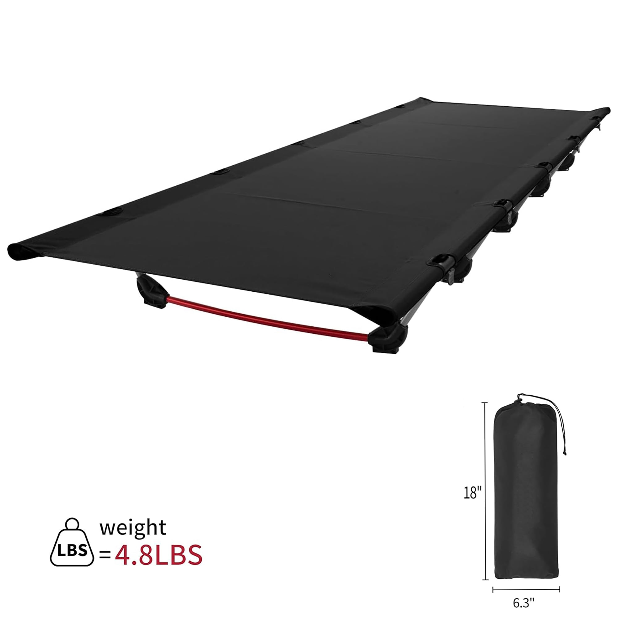 Portable Lightweight Foldable Adult Camping Cot