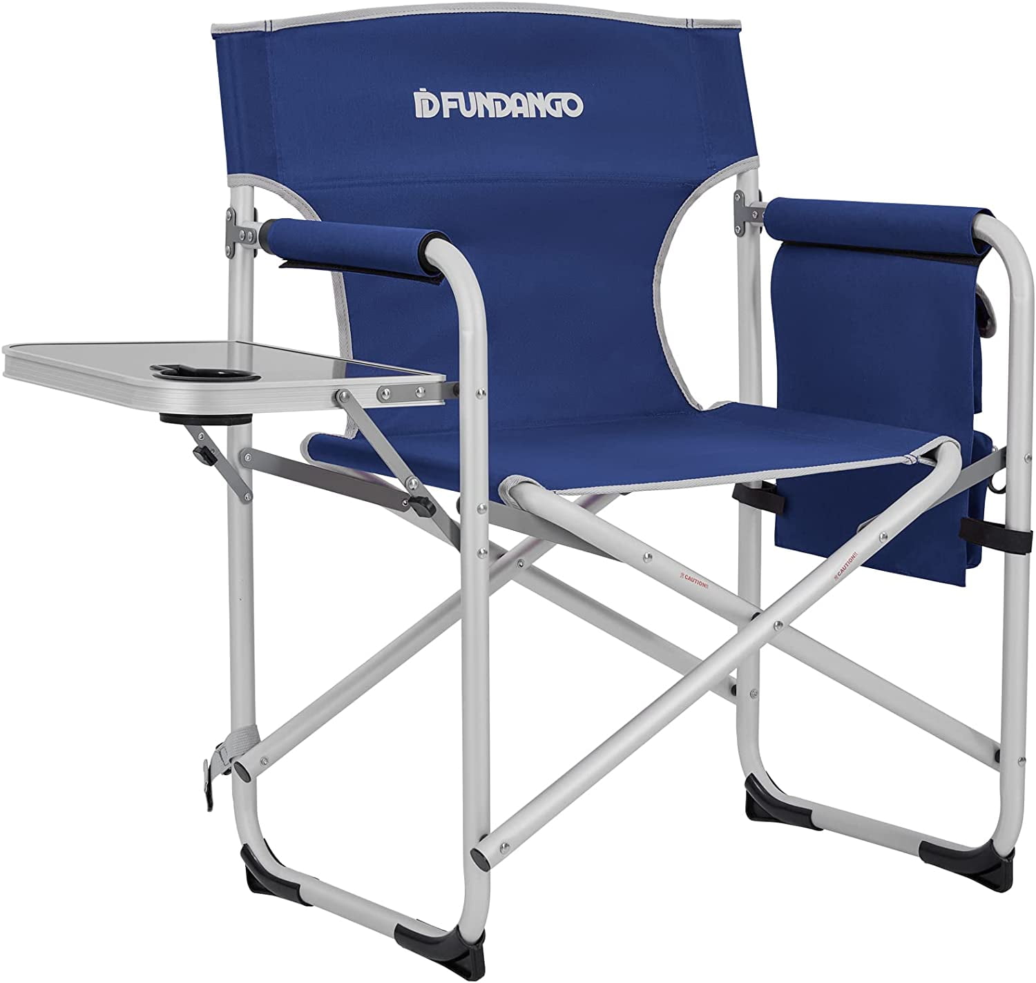Portable Lightweight Folding Camping Director Chair with Side Table