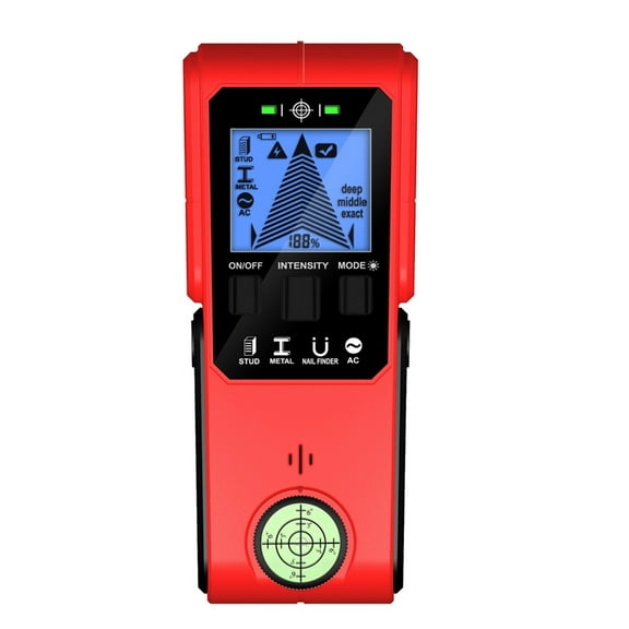 Portable Lightweight Handheld Detector Wire Pipe Power Scanner Suitable for Metal Wall Scanning with Long Battery Lifes