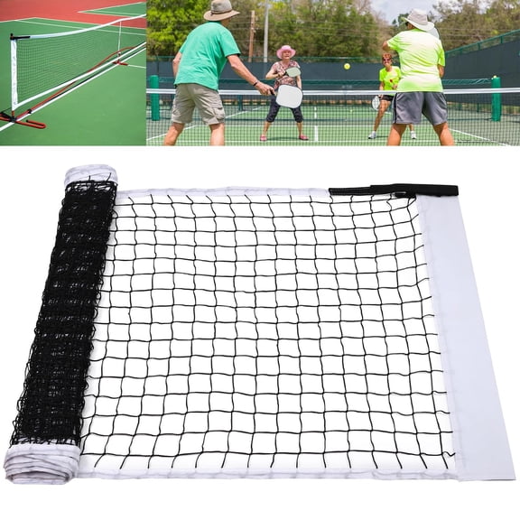 Portable Lightweight Steel Construction For Outdoor Play - Durable Pickleball Net For Competitive And Recreational Use Black