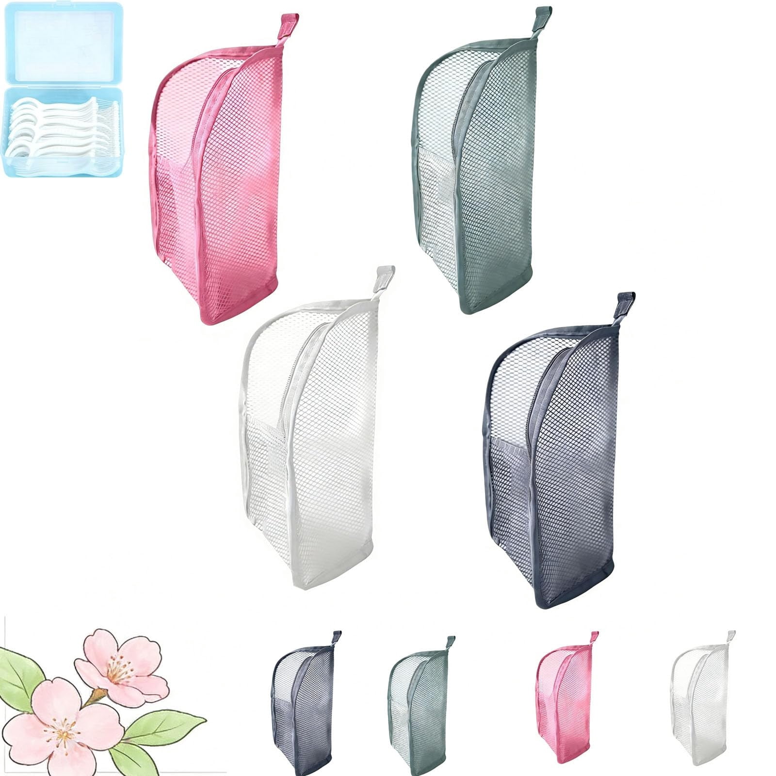 Portable Lightweight Travel Toiletry Bag, 2026 New Waterproof Standing Toiletry Bag, with Zippers, for Vacation Travel