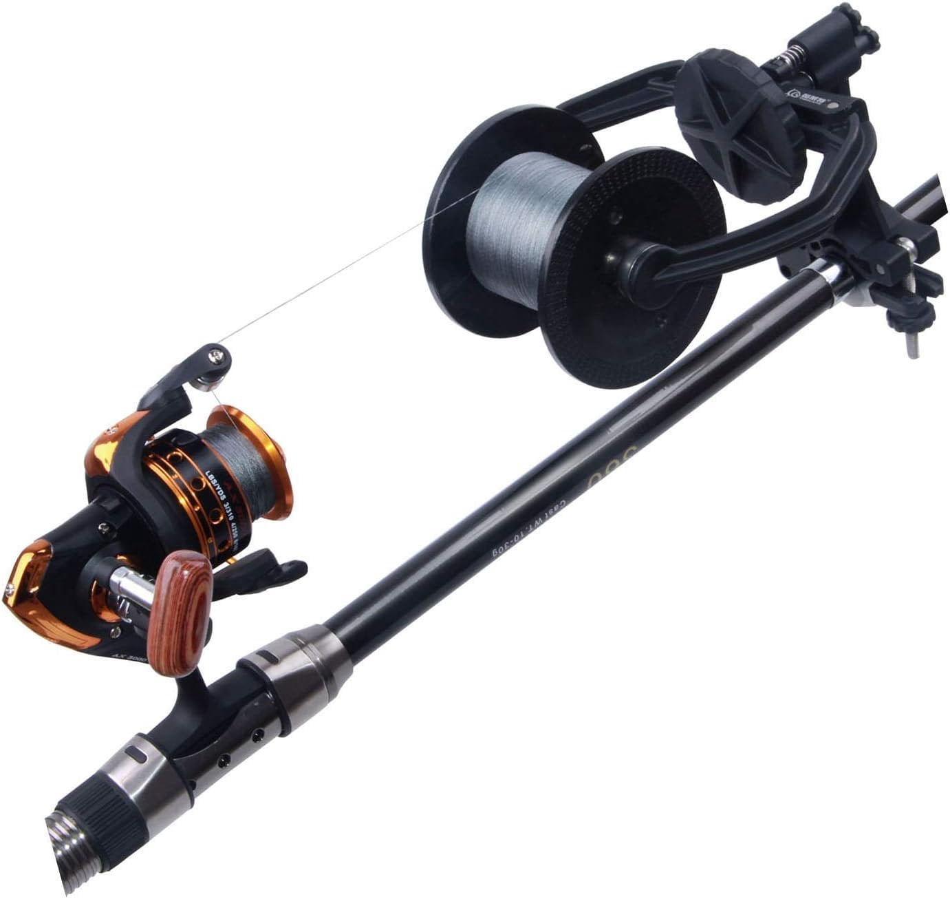 Portable Line Winder - Reel Spooler Spooling Station Baitcast Line ...