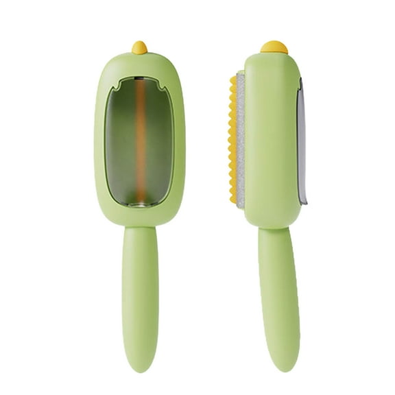 Portable Lint Brush Set - 2 Pack Washable Pet Hair Removal Tool for Furniture, Clothes & Car, Reusable Lint Roller for Cat and Dog , No More Sticky Refills Needed