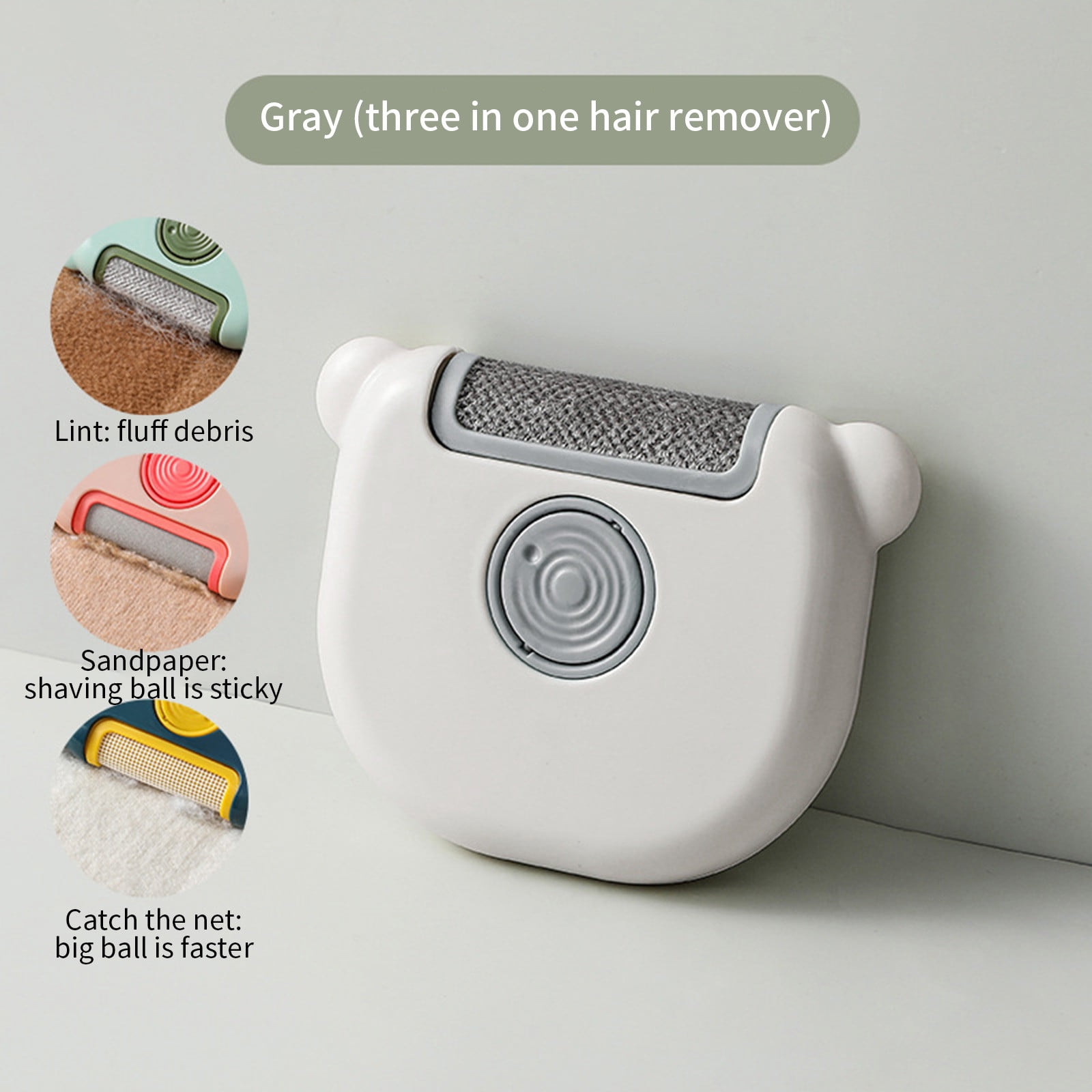 Portable Lint Remover & Lint Roller,Clothes Fuzz Shaver - Reusable ...
