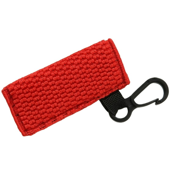 Portable Lip Balm Storage Bag with Keyring Lipstick Holder Travel Accessory