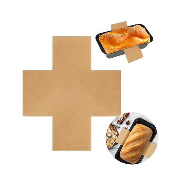 Portable Loaf Pan Liners,QZS Disposable Greaseproof Parchment Paper,8.3x13In,Durable Non-Stick Parchment Paper for Baking Use,100Pack