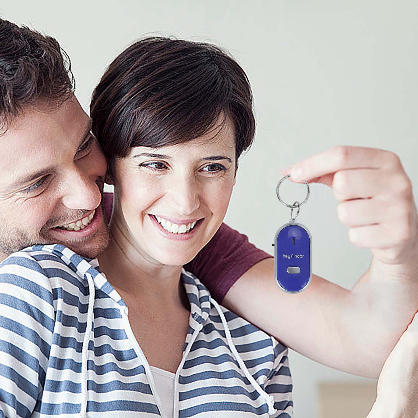 Portable Lost Key Finder Locator Keychain Whistle Sound Control