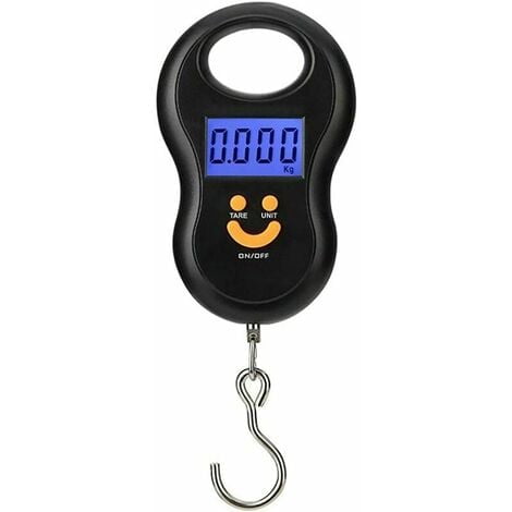 Portable Luggage Scale/Hanging Suitcase Scale 110lb / 50kg Luggage Weighing Scale Backlight LCD ...
