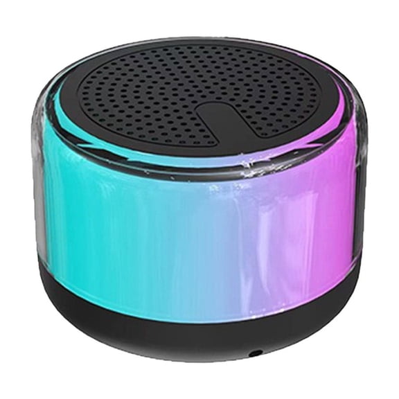 Portable Luminous Bluetooth Speaker, Multifunctional Night Light Wireless Audio Player, Outdoor Waterproof Plug In Card Mini Speaker, Fashionable Teenagers Holiday Practical Gift