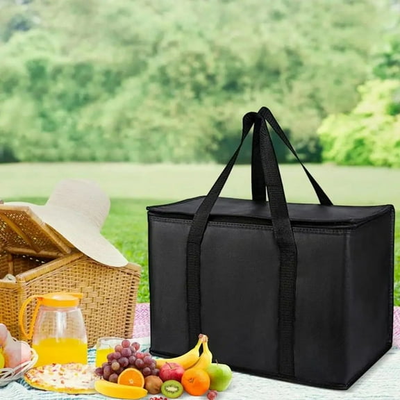Portable Lunch Bag Folding Insulation Picnic Ice Cooler Pack Food Thermal Bag Drink Insulated Bags Beer Delivery Carrier