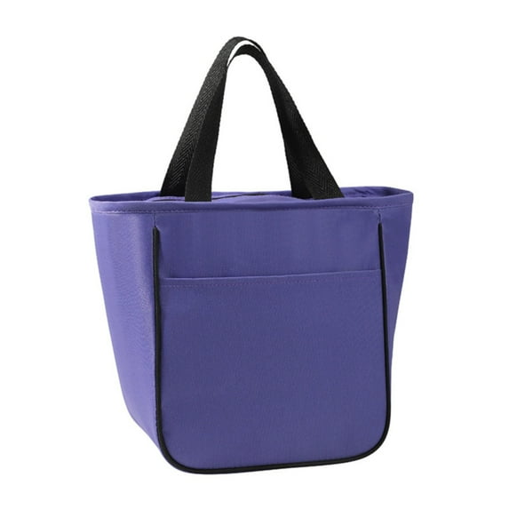Miyuadkai Purple Portable Lunch Bag, Lunch Bag for Men&Women Insulated Lunch Box Large Lunch Tote Bag Reusable Adult Lunch Bags, Lunch Bag*1