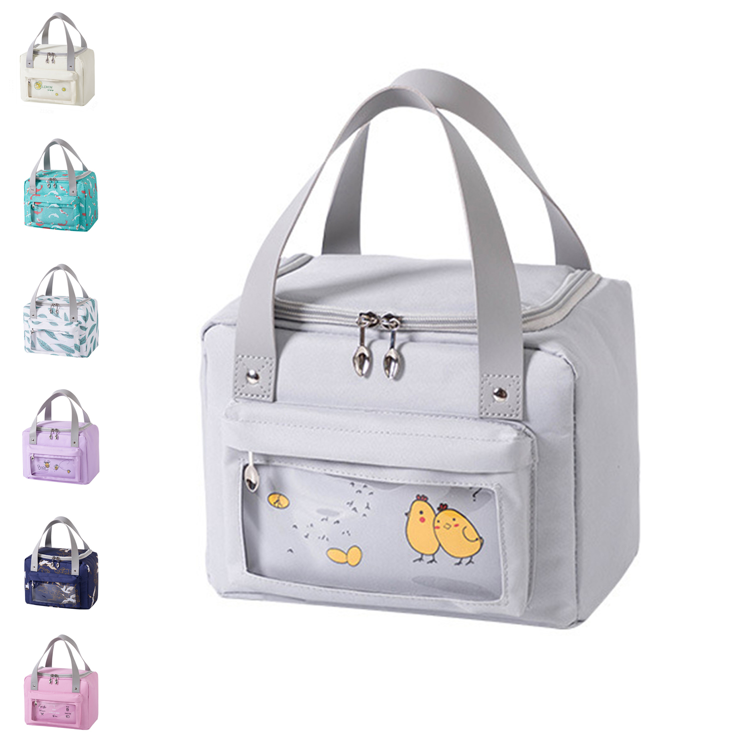 Large Capacity Thermal Lunch Bags Portable Insulation Food Storage