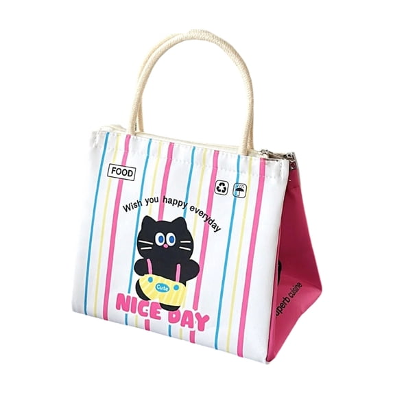 Portable Lunch Case Lunch Bag Cartoon Capybara Lunch Bag Insulated Coolers Bag
