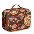 thumbnail image 1 of Portable Lunch Pouch Lunch Bags for Women Men, Pizza _ Women Cooler Bag Adults Leak Proof Small Lunch Tote Bags for Beach Outings Family Outings, 1 of 6