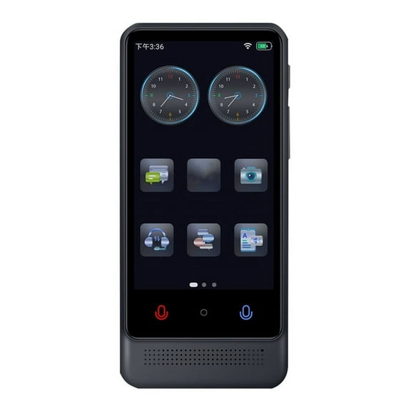 Portable Translator 137 Languages Real-Time Voice & Photo Translation,1 * Translator,Black