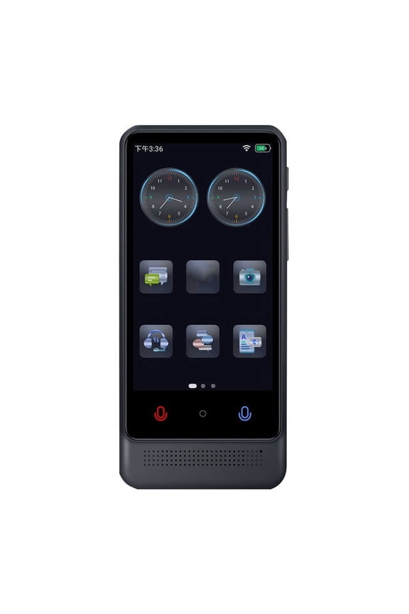 Portable Translator 137 Languages Real-Time Voice & Photo Translation,1 * Translator,Black