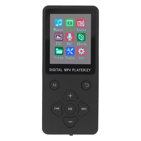 Portable MP3 MP4 Player with Bluetooth 5.0 and 1.8 Inch HD Color Screen Slim Music Video Player 128GB Expandable HiFi Lossless Sound Voice Recorder E-Book