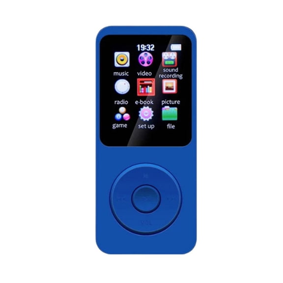 Portable MP3 Player with 1.8-Inch Display, Hi-Fi Lossless Music, FM Radio, E-Book Reader, Supports APE/FLAC/MP3/WAV/AAC-LC, JPG/JPEG/BMP Image Formats