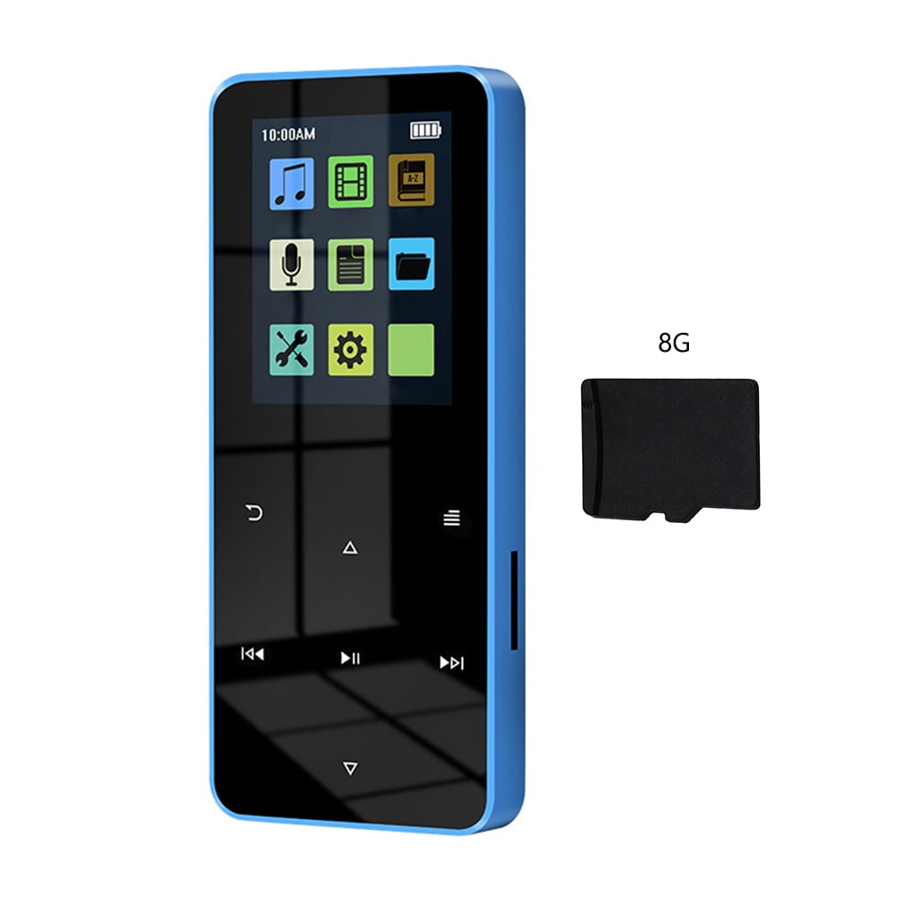 Portable MP3 Player, TFT Touch Bluetooth Walkman, 1.8-Inch Full Touch ...