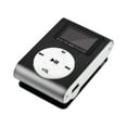 thumbnail image 1 of Portable MP3 Player, ZzCityTK Ultra Compact USB Music Player with Clip, LCD Screen Supports 32GB Card MP3 Player for Sports Workout, Black, 1 of 2