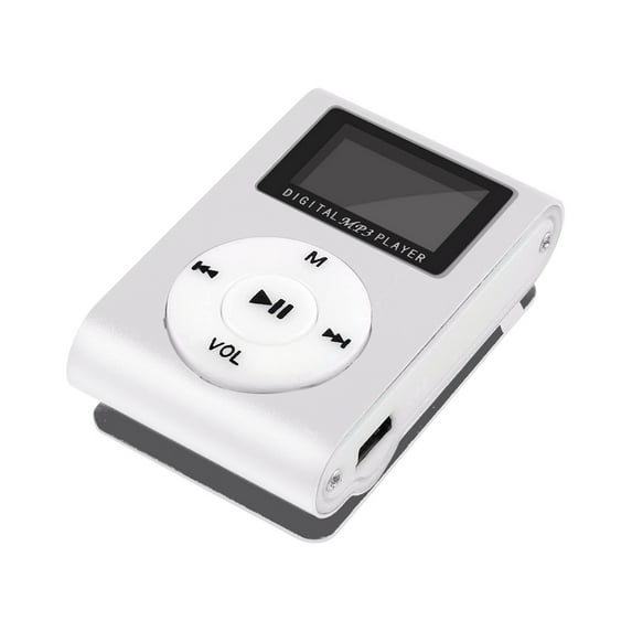 Portable MP3 Player with LCD Screen & USB Support – Sports-Friendly Music Player, Compact USB-Rechargeable MP3 for Running/Gym/Outdoor