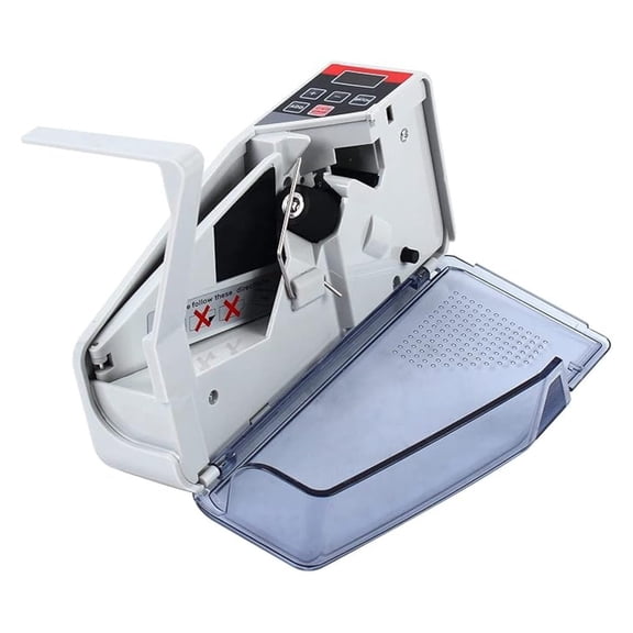 Portable Machine,Mini Bill Cash Banknote Counter - LED Display & Batch Function,600pcs/min