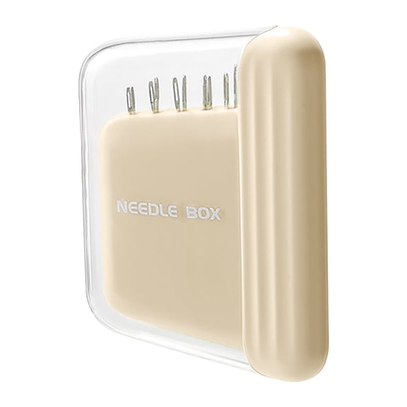 Portable Magnetic Needle Box for Sewing, Compact Needle Storage Case with Multiple Slots for Hand Sewing Needles, Embroidery and Craft Supplies Organization
