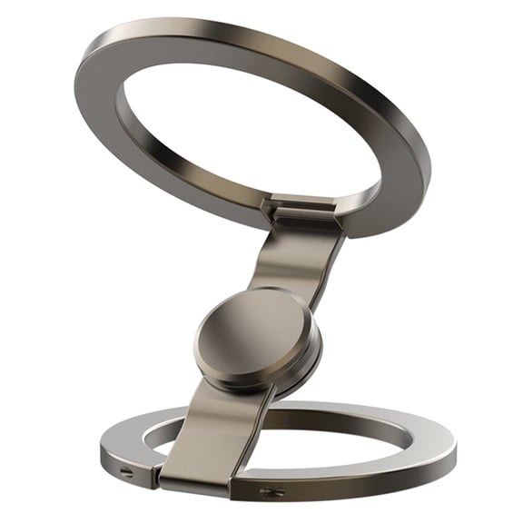 Portable Magnetic Phone Stand with Fingertip Gyroscope Stress Relieving Toy Desk Accessory for Home and Travel A