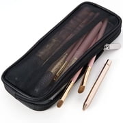 Portable Makeup Brush Bag Beauty Tools Travel Case Organizer for Women Men Cosmetic Toiletry Bag Mesh Kit Pouch Wash Storage Bag