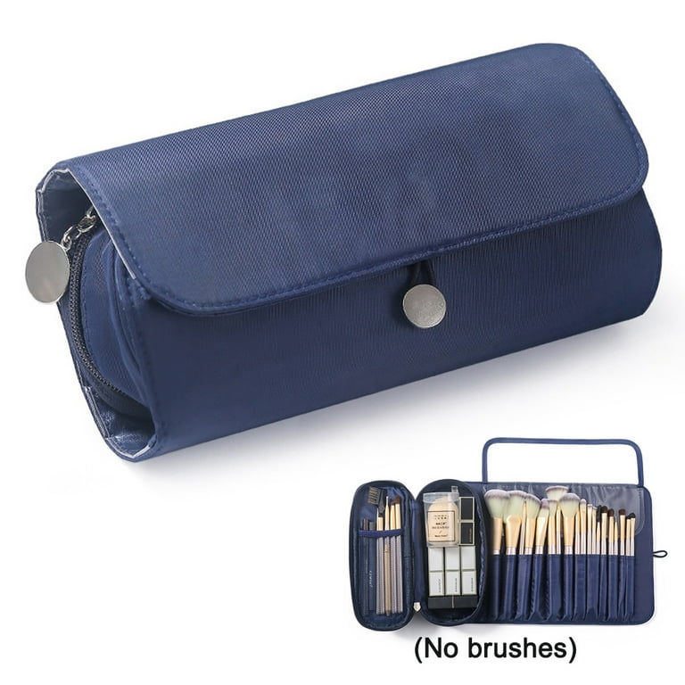 Travel Makeup Brush Bag Portable Makeup Brush Holder Organizer Pouch  Waterproof Stand-Up Practical Mesh Storage Case New