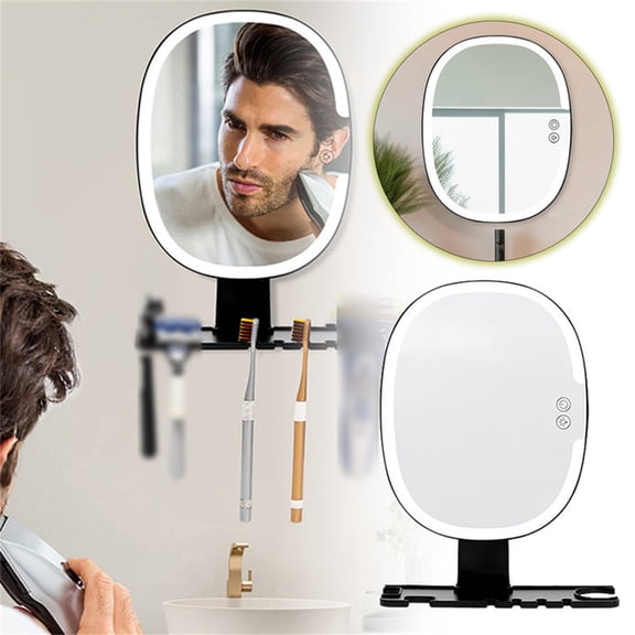 Portable Makeup Compact Travel Friendly Battery Powered Lighted Vanity for Precise Beauty Application