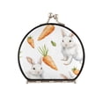 thumbnail image 1 of Portable Makeup Mirror Travel Mirror Compact Folding Mirrors Small for Women Beauty Accessories Cute Watercolor White Bunnies, 1 of 7