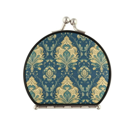 Portable Makeup Mirror Travel Mirror Compact Folding Mirrors Small for Women Beauty Accessories Elegant Prints