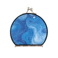 thumbnail image 1 of Portable Makeup Mirror Travel Mirror Compact Folding Mirrors Small for Women Beauty Accessories Water Texture Background, 1 of 7
