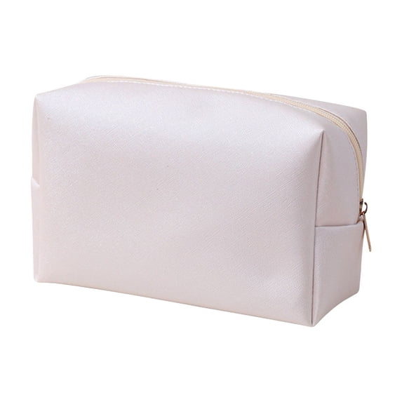 Portable Makeup Organizer Bag,Travel Cosmetic Toiletry Storage Case,Multi Compartment Zippered Beauty Pouch,Waterproof Lightweight Handheld Travel Accessories Organizer For Women