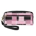 thumbnail image 1 of Portable Makeup Storage Bag 7.87×3.35×2.16in Portable Design Pu Leather Made Of A Bag For Multi-Use Plaid Fall Camo Pink_4, 1 of 4