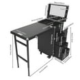thumbnail image 1 of Portable Manicure Table Nail Desk Rolling Cabinet W/ Drawer, Remote Control, 1 of 21